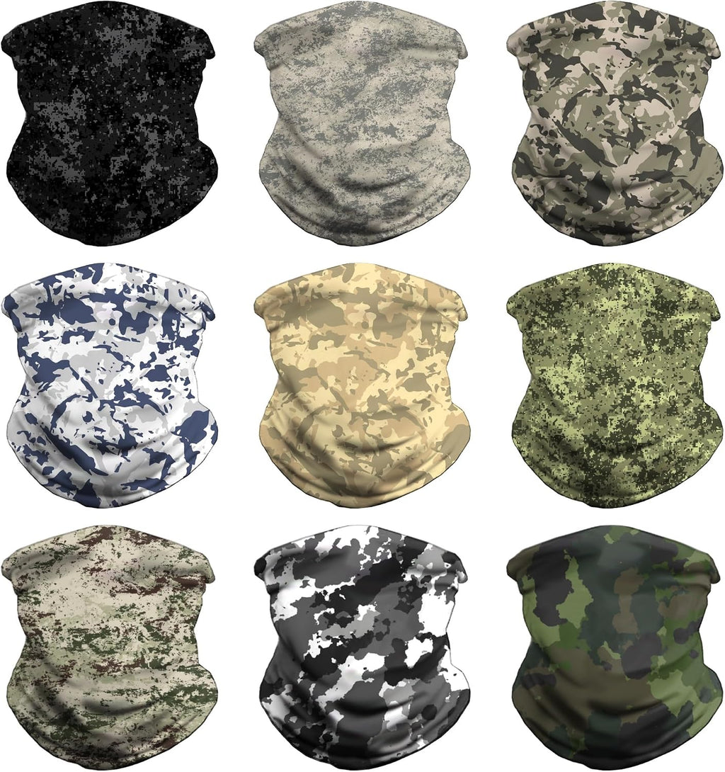 VCZUIUC Neck Gaiter Face Cover Mask Balaclava for Men and Women