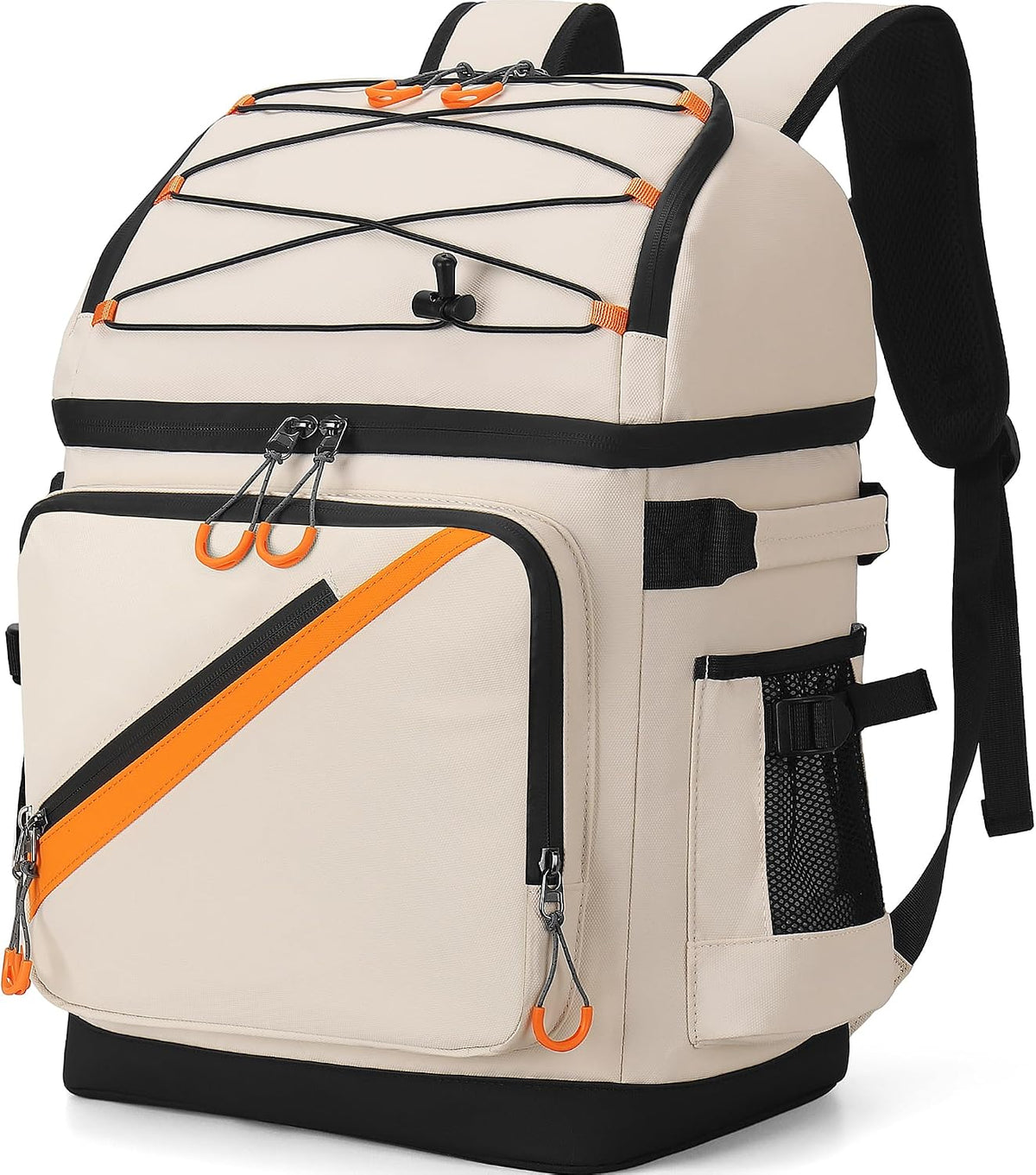 50 Can Large Waterproof Insulated Cooler Backpack, Leakproof Lunch Ice Bag