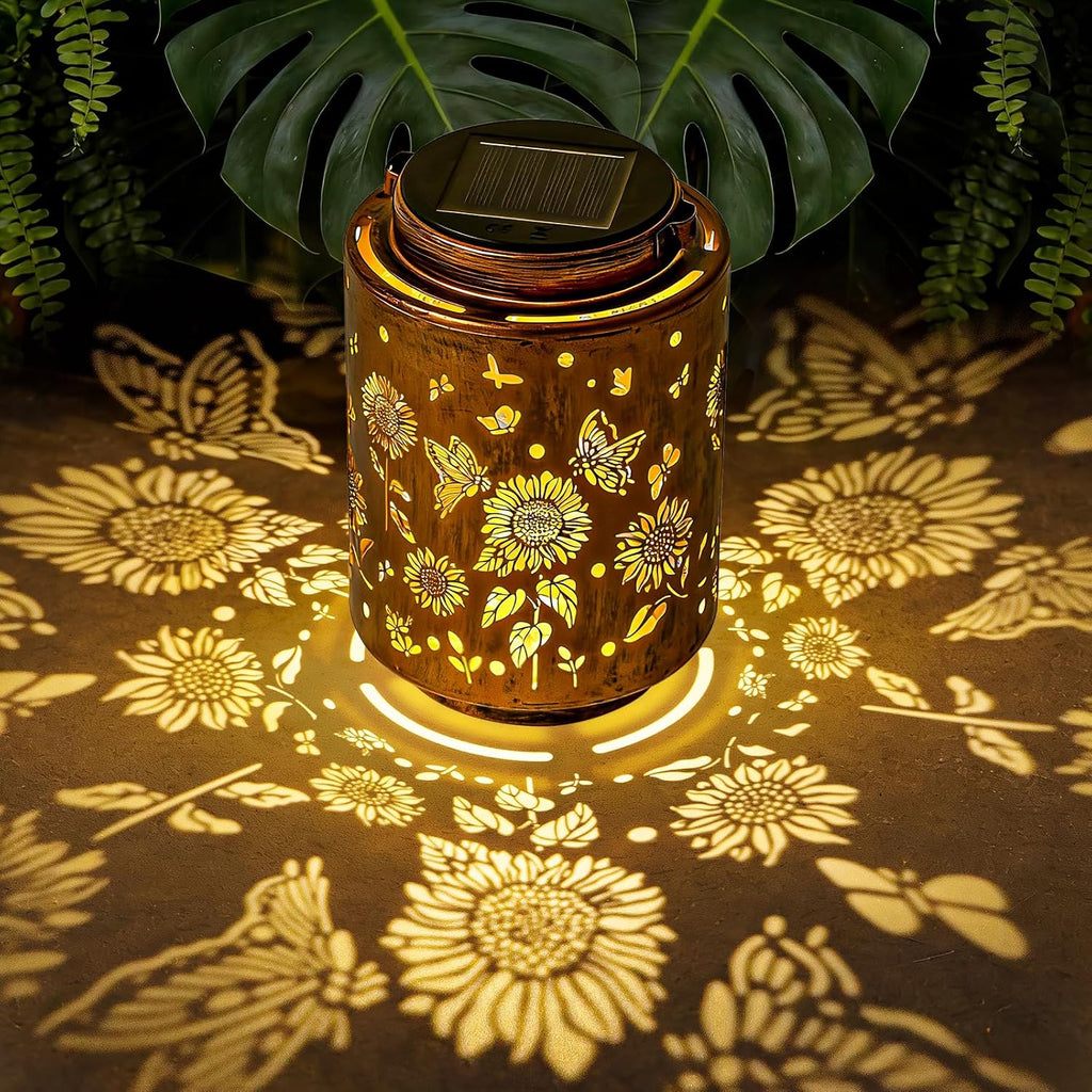 Sunflower Solar Lanterns, Birthday Gifts for Women Mom Grandma