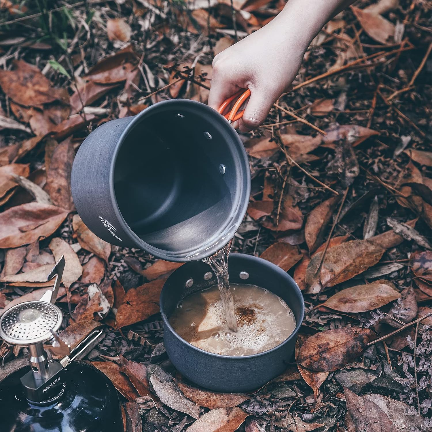 Fire-Maple Camping Pot Bowl Foldable Backpacking Solo Cooking Set