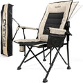 REALEAD Camping Chairs for Adults with Adjustable Backrest & Lumbar Support