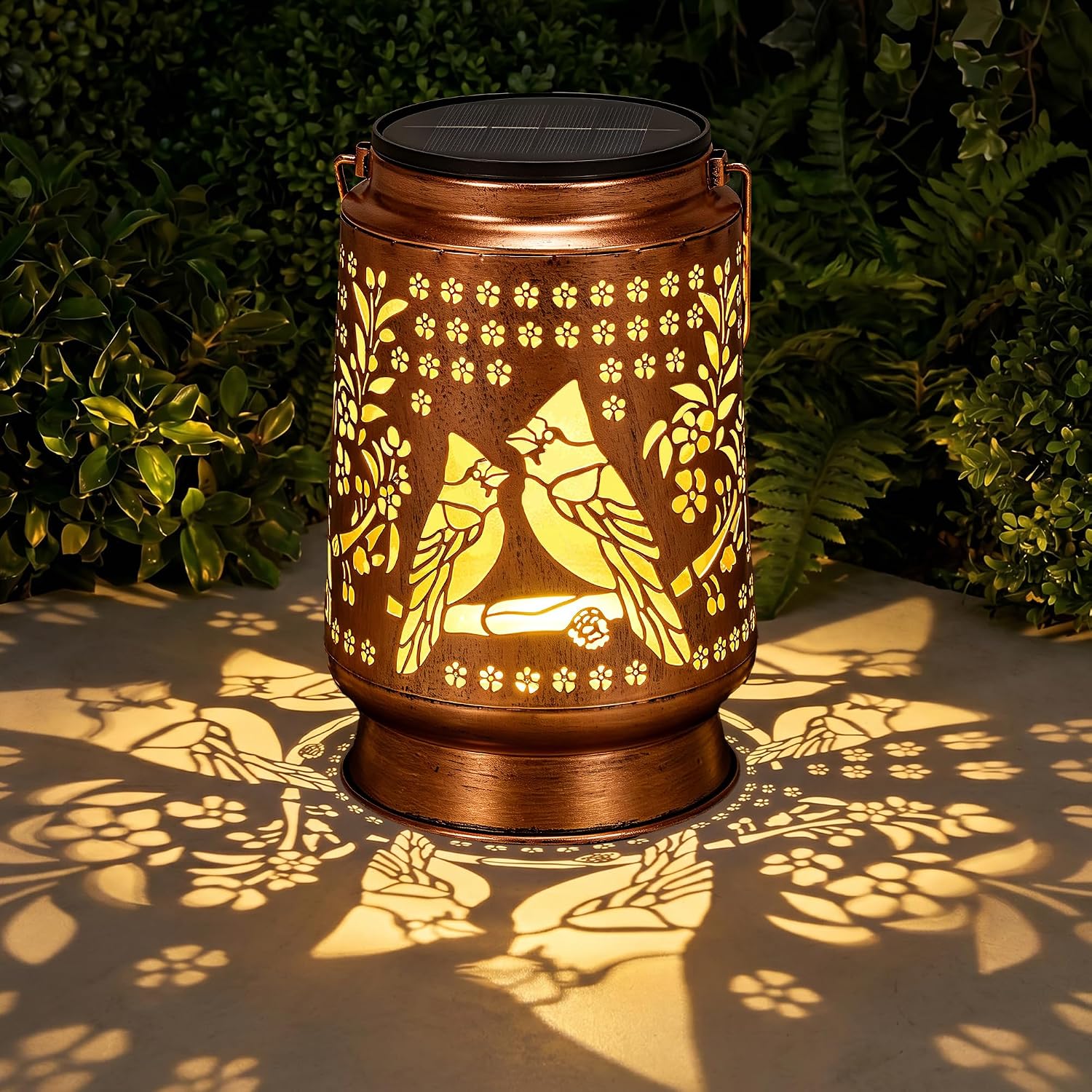 Cardinal Solar Lanterns Outdoor Waterproof, Birthday Day Gifts for Women