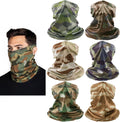HONGTEYA 6 Pack Summer Neck Gaiter, UV Protection Cooling Face Mask Breathable Bandana Head Scarf Face Cover for Men Women