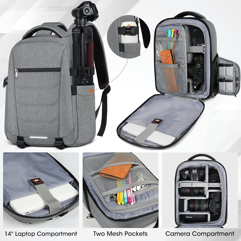 SDYSM Camera Bag Backpack Professional for DSLR SLR Mirrorless Camera