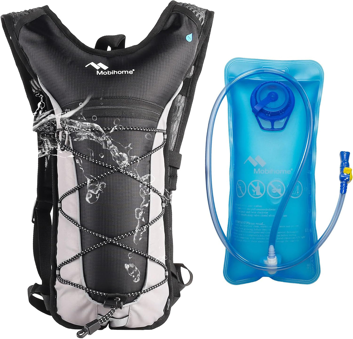 Hydration Backpack & 2L Water Bladder for Running,Hiking Cycling,Marathon
