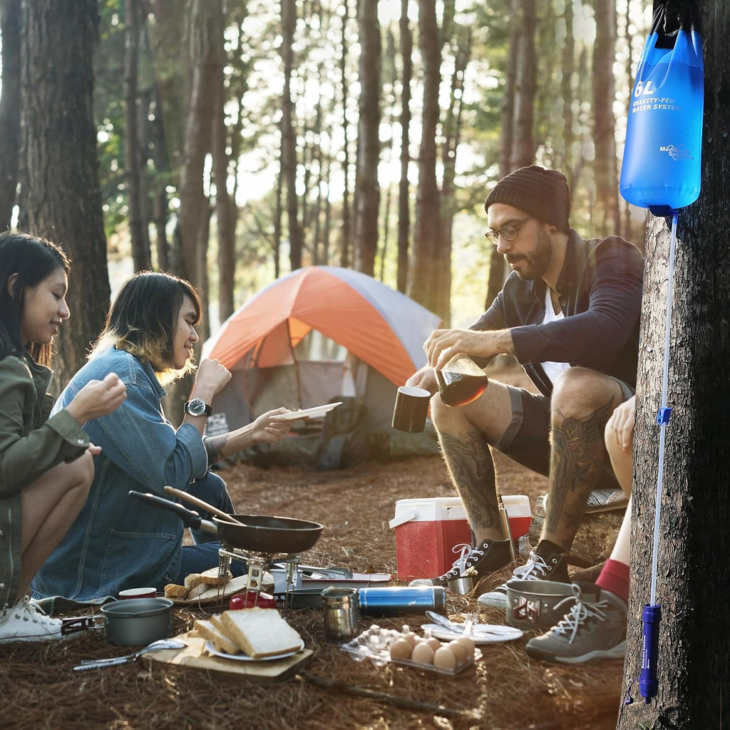 Membrane Solutions 6L Gravity Water Filter Pro for Group Camping