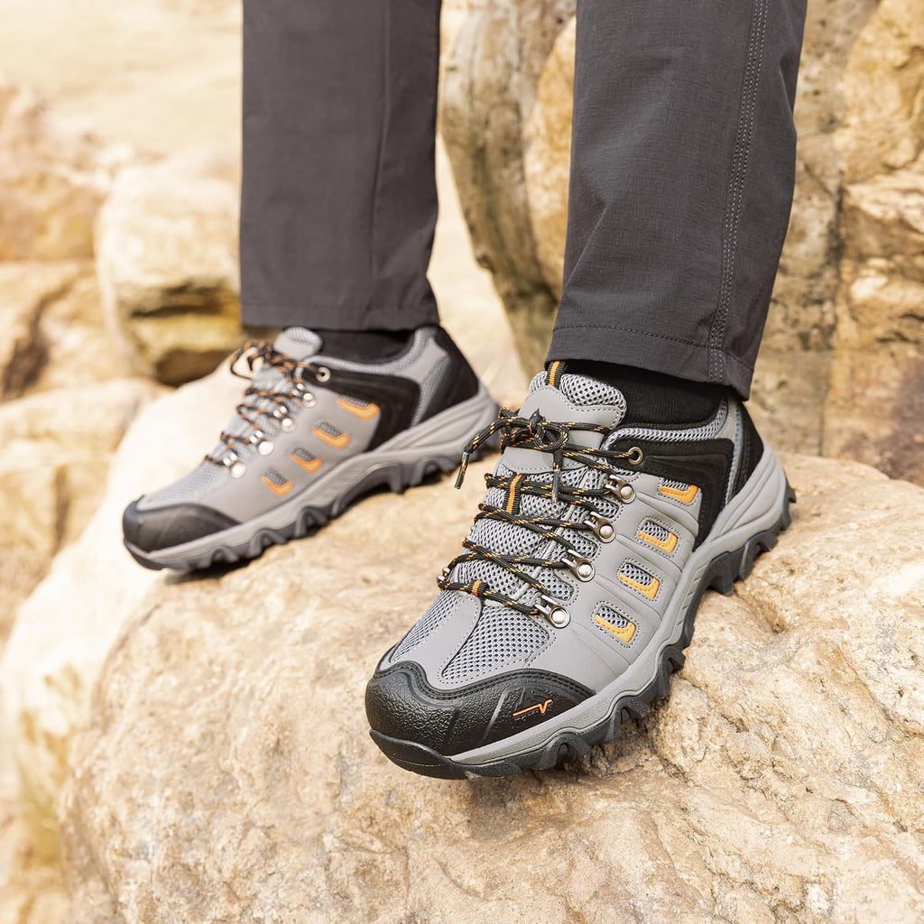 NORTIV 8 Men's Waterproof Hiking Shoes Leather