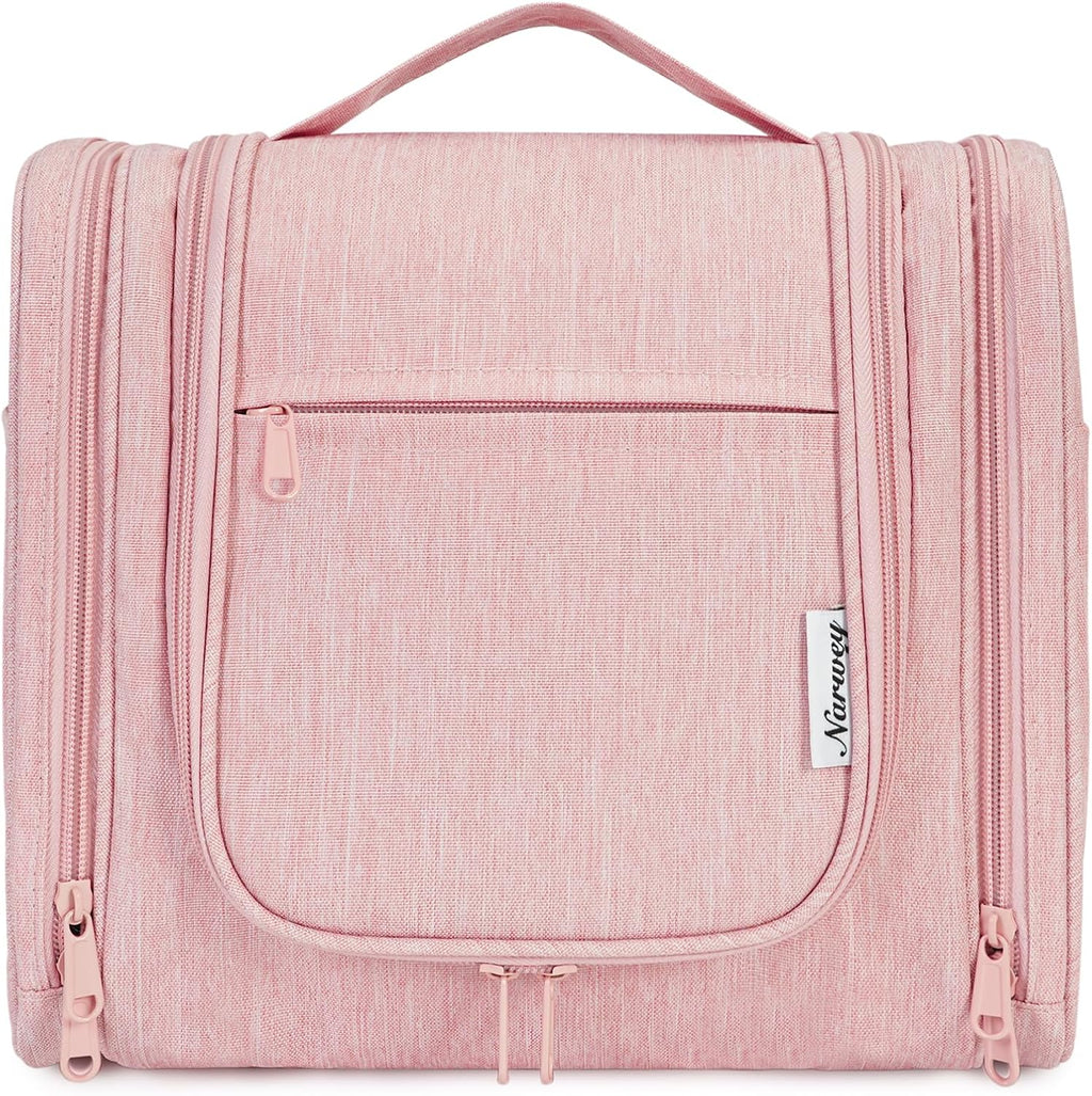 Narwey Hanging Toiletry Bag for Women Travel Makeup Bag Organizer Toiletries Bag for Cosmetics Essentials Accessories