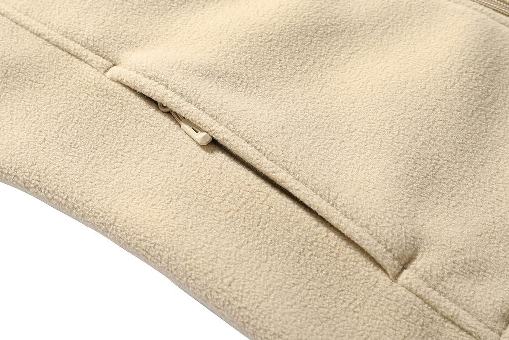 GIMECEN Women's Full Zip Soft Polar Fleece Jacket Outdoor Recreation Coat
