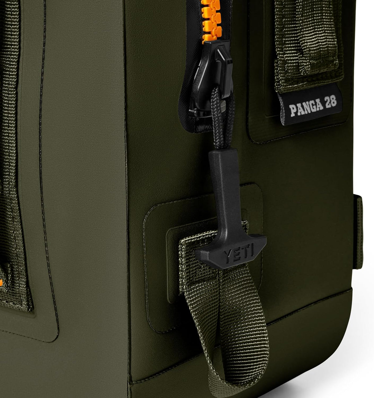 YETI Panga 28 Airtight Waterproof Submersible Backpack, Olive/King Crab Orange