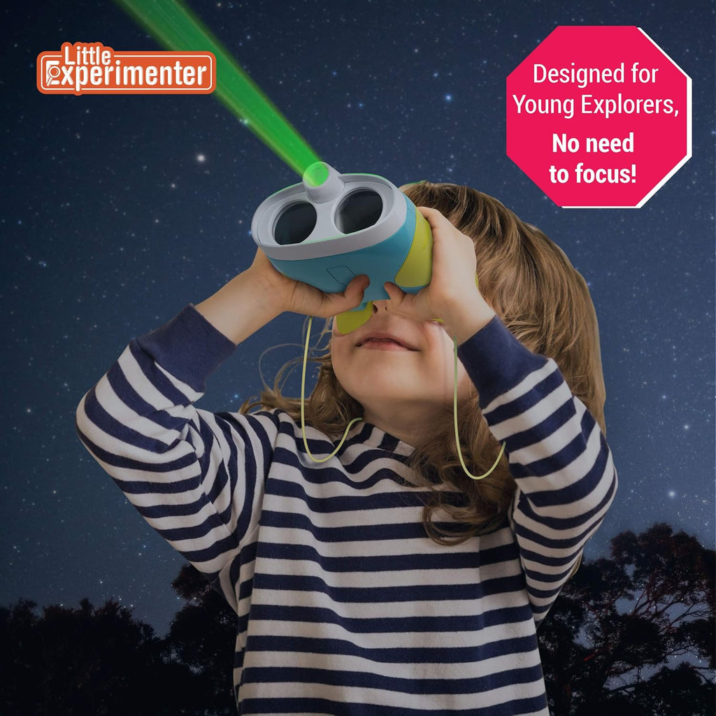 Little Experimenter Night Vision Binoculars for Kids, Flashlight, Ages 3-6