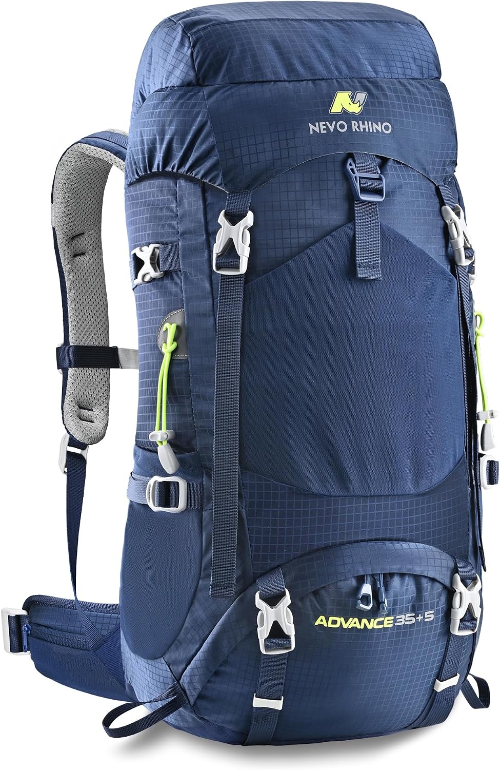 N NEVO RHINO 40L Internal Frame Hiking Backpack with Rain Cover