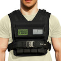 Polyfit Warrior Weighted Vest - Adjustable Vest with Removable Iron Weights