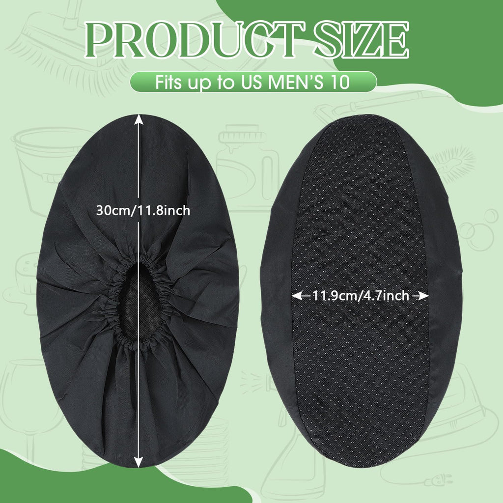 Frienda 16 Pairs Reusable Shoe Covers Waterproof Non Slip Floor,Large