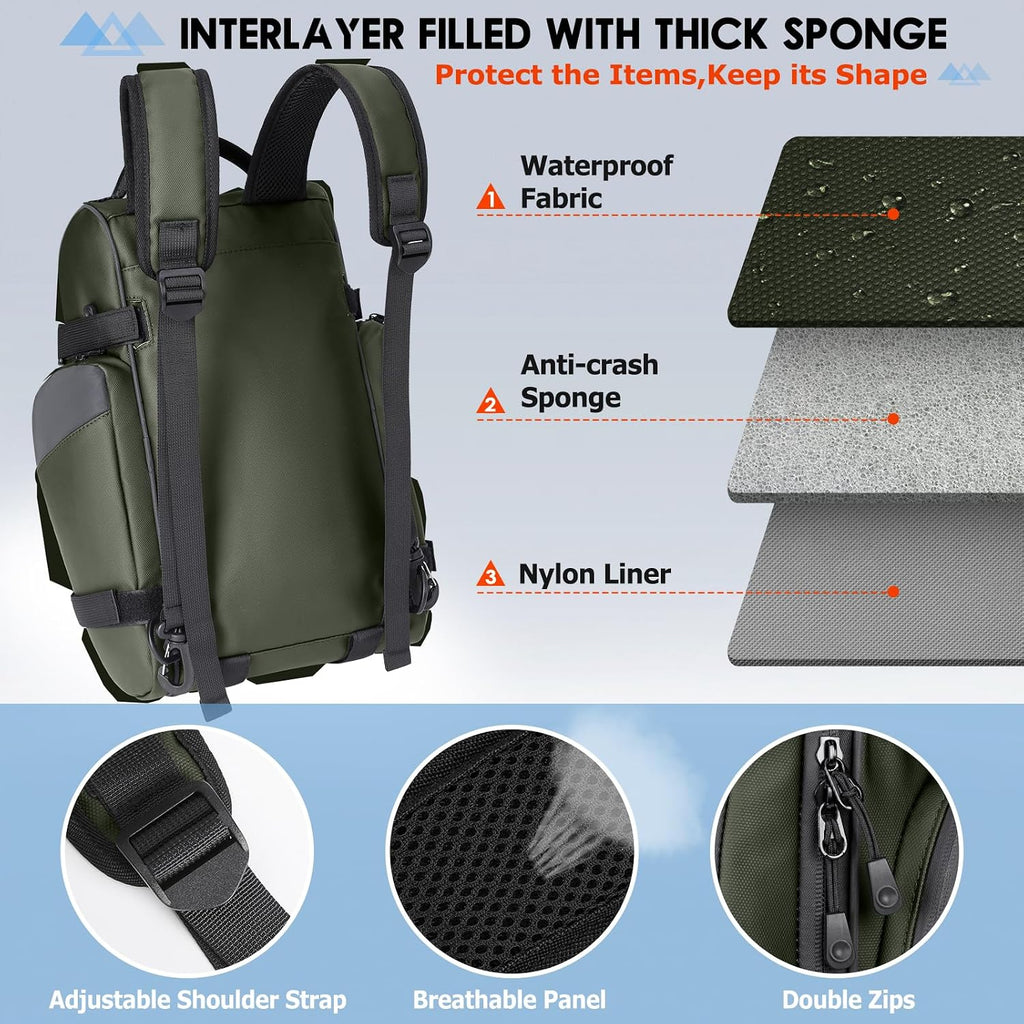 RAINSMORE Bike Bag for Bicycle Rear Rack 15L Waterproof Ebike Trunk Bag
