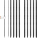 Besitu Rebar Stakes 36 inches 16-Pack Concrete Form Stakes Straight 3/8" Diameter Rebar Ground Metal Stakes for Landscaping, Securing Fence, Garden Plants Support, Survey Markers and Securing Trees