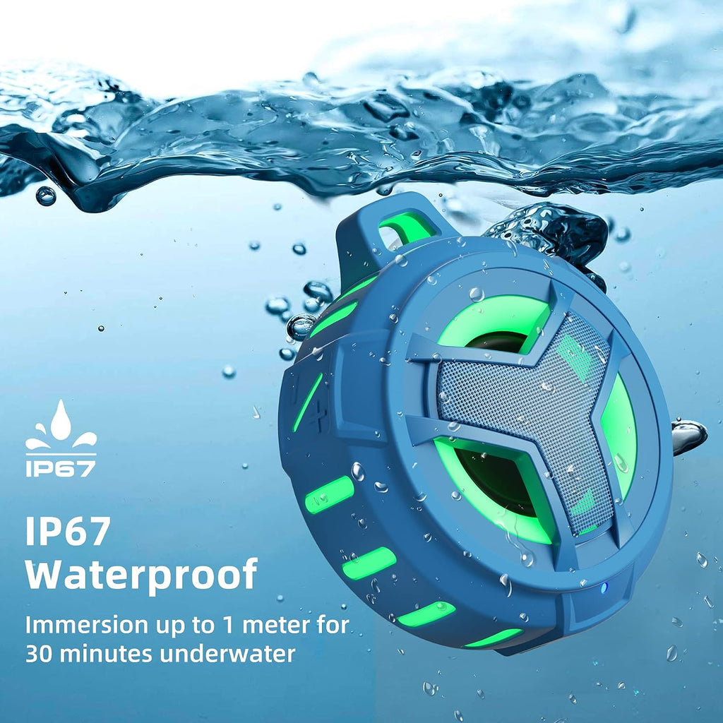 EBODA Shower Bluetooth Waterproof Speaker Portable Gifts for Teen Boy Kayak