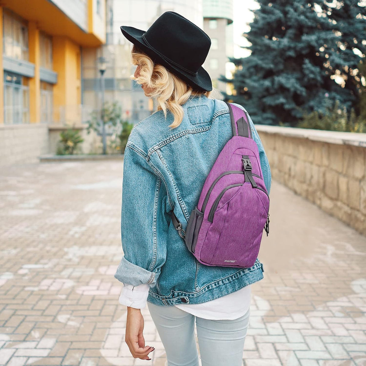G4Free Sling Bag for Men Women, RFID Blocking Crossbody Bag, Daily, Travel