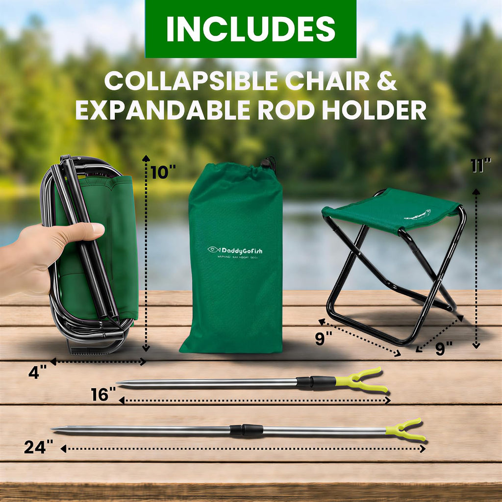 Kids Fishing Pole for Boys, Girls & Youth Age, Toddler Fishing Pole Set Kit
