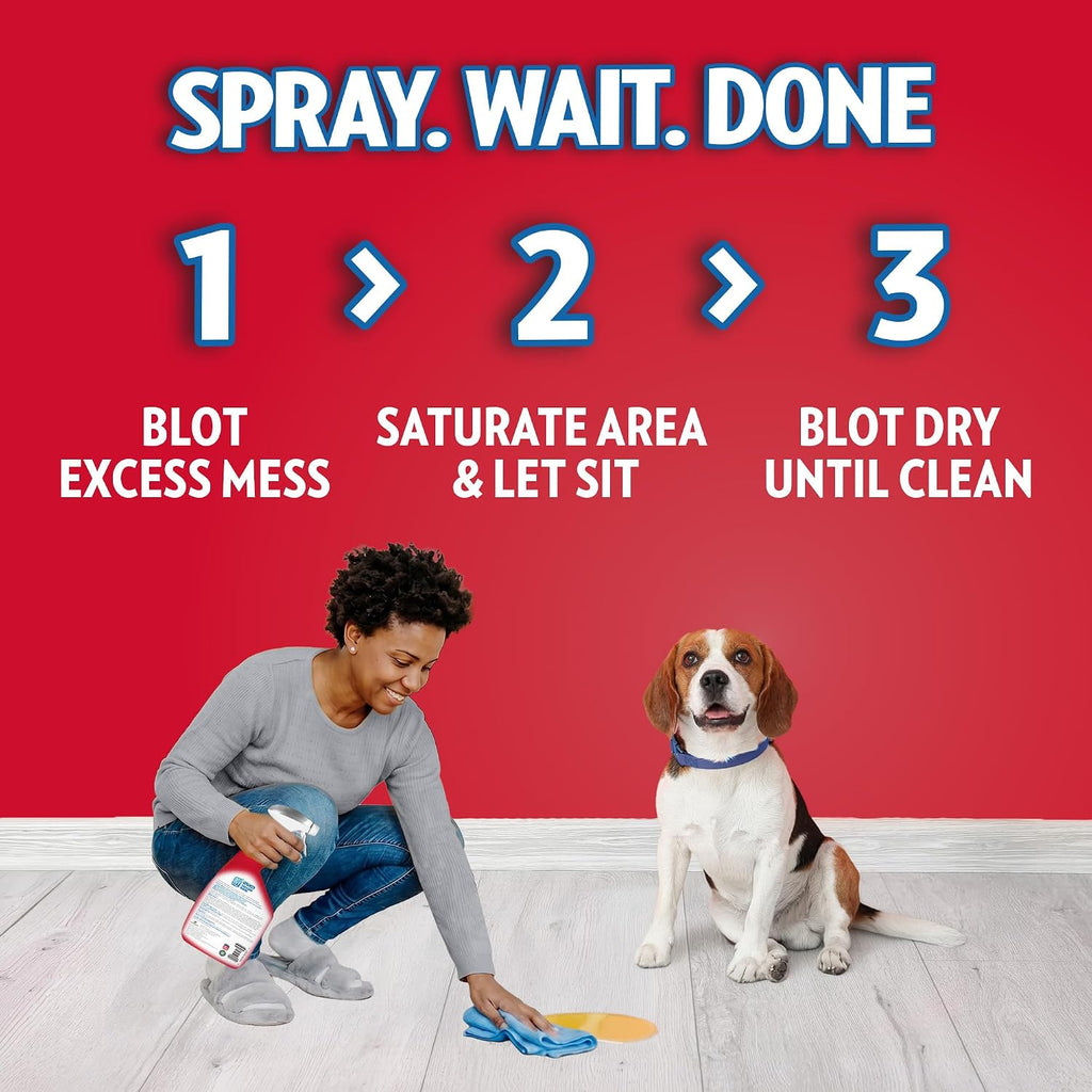 OUT! PetCare Pet Stain & Odor Remover, Carpet Cleaner, 32oz (2 Pack)