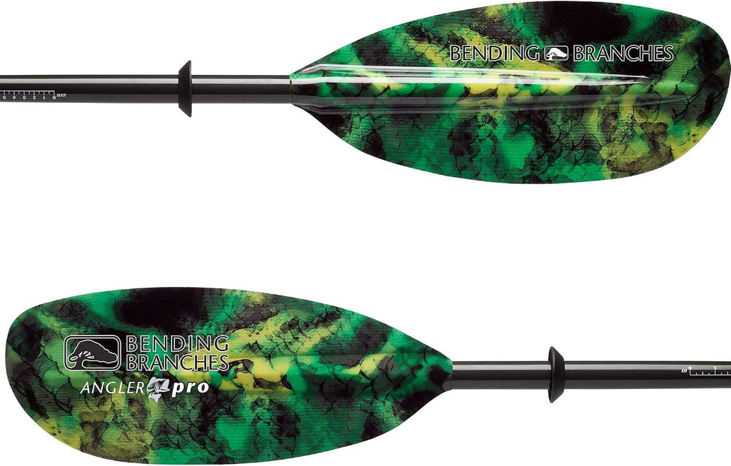 BENDING BRANCHES Angler Pro Fiberglass Straight Shaft 2-Piece Kayak Paddle