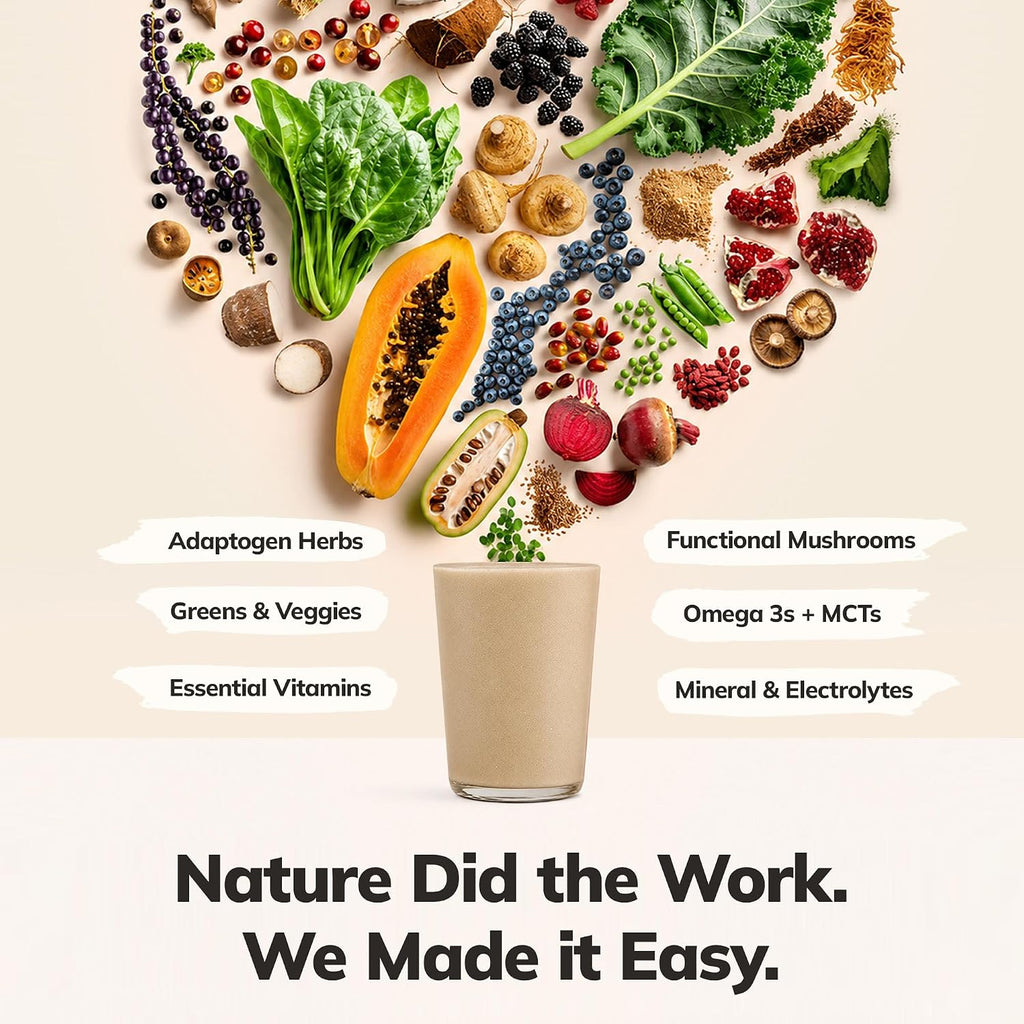 Ka’Chava Whole Body Meal Shake Vanilla 2 lb – Vegan Protein Powder with 85+ Superfoods & Greens – Plant-Based Meal Replacement with Probiotics & Digestive Enzymes – Gluten & Dairy Free (15 Servings)