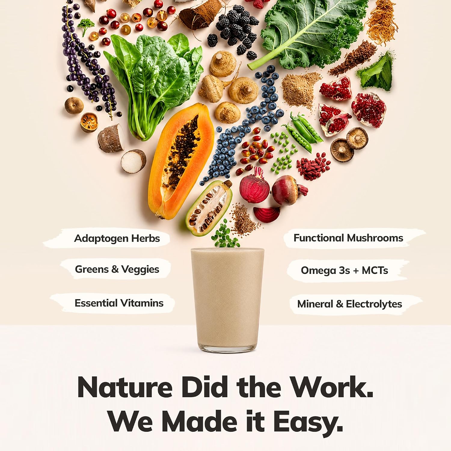 Ka’Chava Whole Body Meal Shake Vanilla 2 lb – Vegan Protein Powder with 85+ Superfoods & Greens – Plant-Based Meal Replacement with Probiotics & Digestive Enzymes – Gluten & Dairy Free (15 Servings)