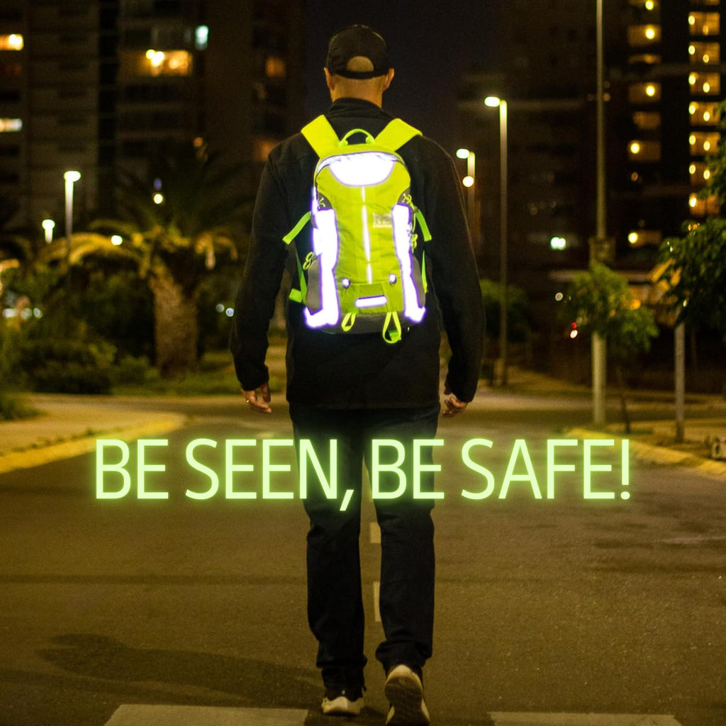 riderbag Reflective Motorcycle Backpack, Hi Viz Commuter Riding Bag