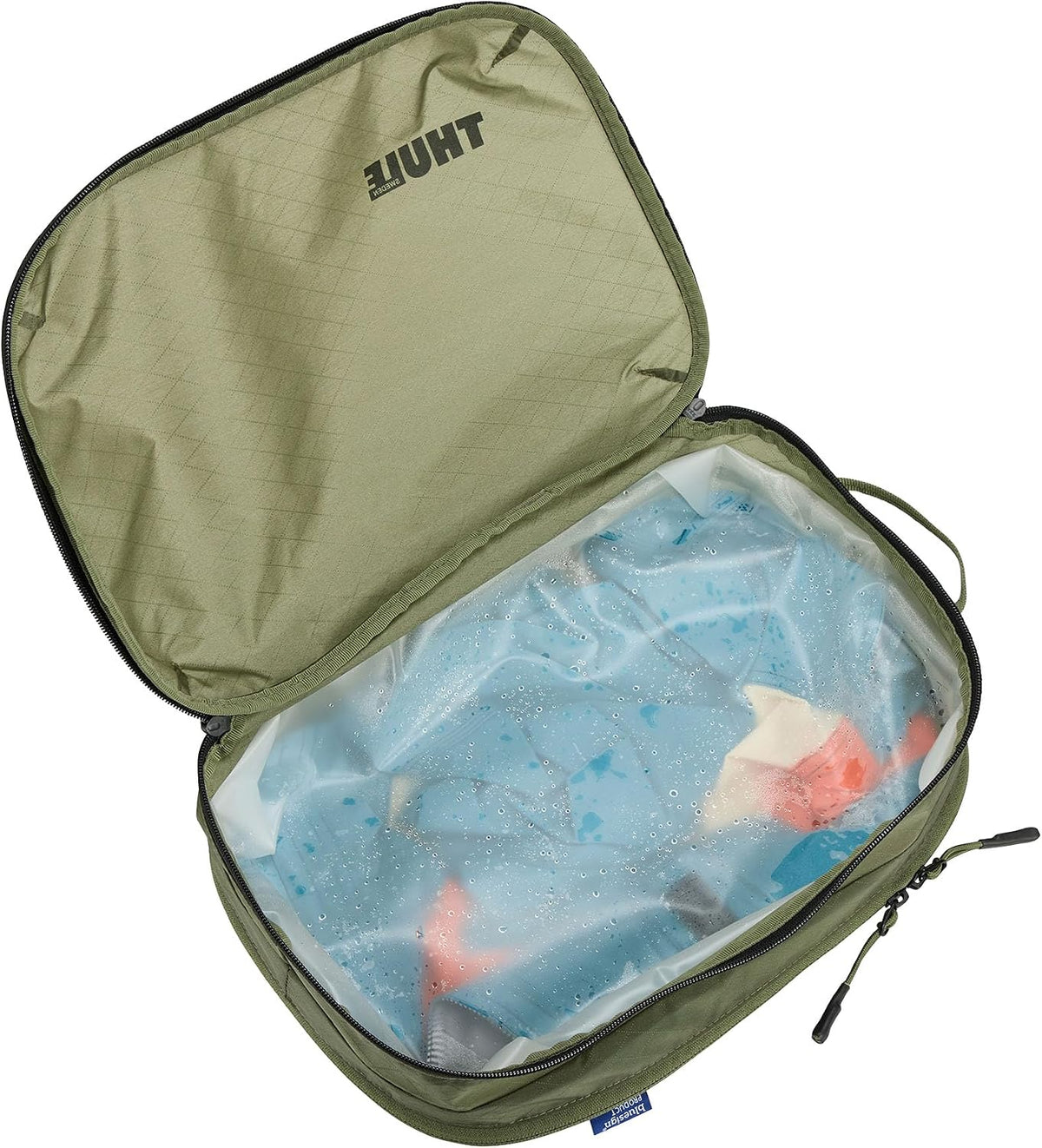 Thule Clean Dirty Packing Cube, Internal TPU divider, Semitransparent fabric, Easy to pack, YKK zippers