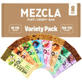 Mezcla Variety Pack Puff Crispy Vegan Bars, 10g Protein, 8 Bars