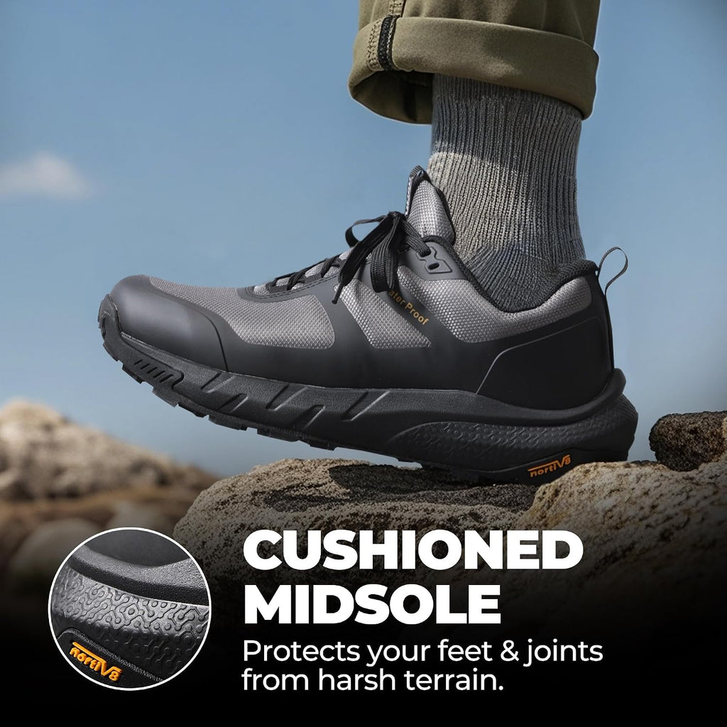 NORTIV 8 Men's Waterproof Hiking Shoes