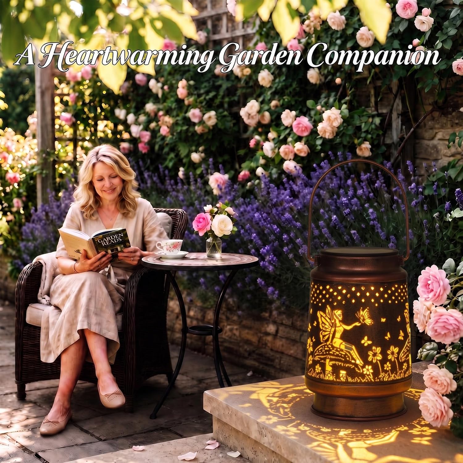 Homemory Gifts for Women, Solar Fairy Lanterns Outdoor Lights