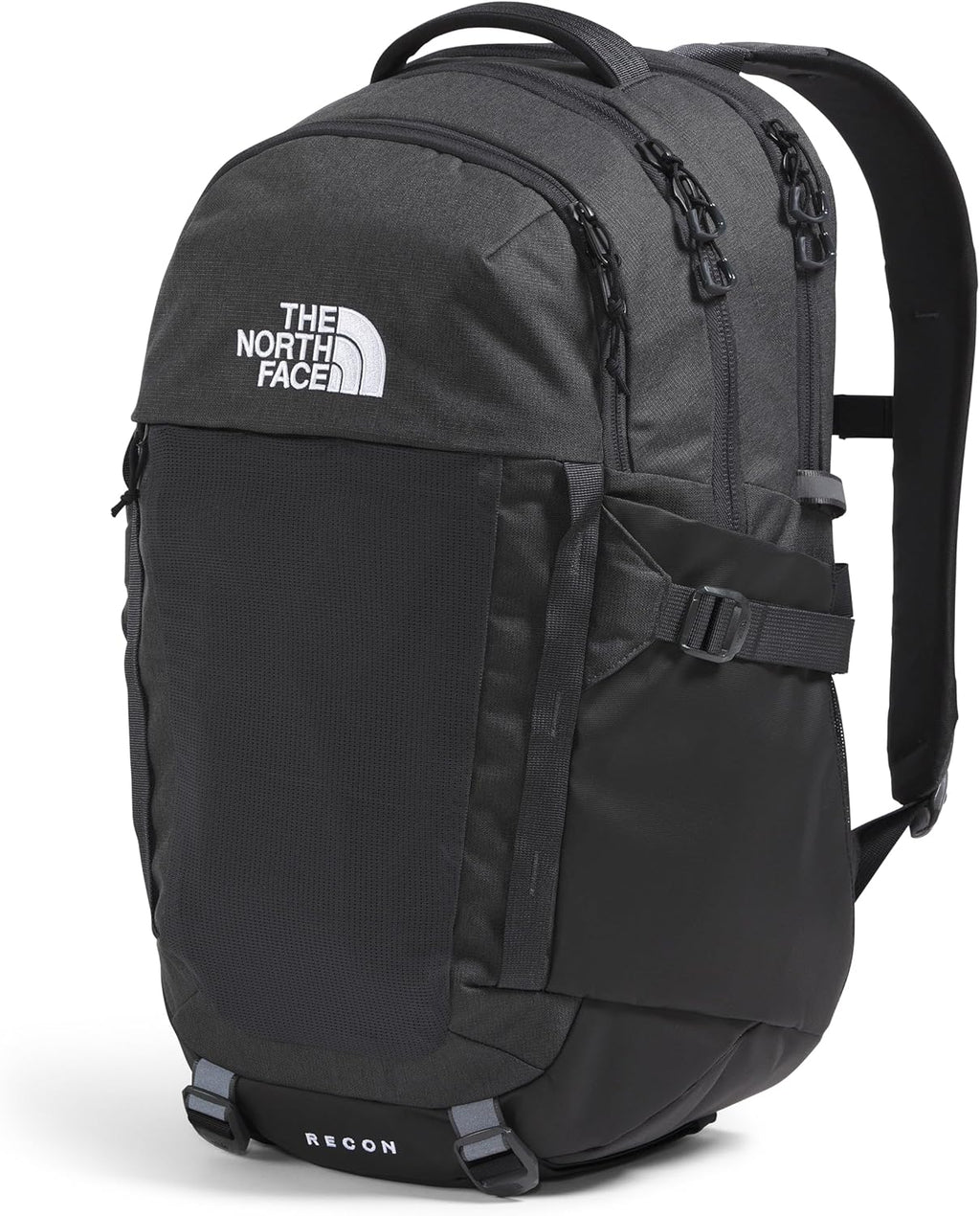 The North Face Recon Laptop Pack, Asphalt Gy Lt Hth/TNF Blk-NPF, OSFA