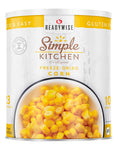 SIMPLE KITCHEN Freeze Dried Sweet Corn #10 Can, 23 Servings, Camping Food