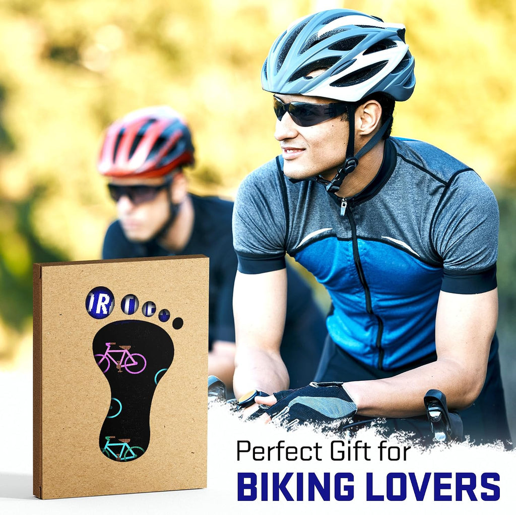 Mountain Bike Accessories - Gifts for Cyclists, Best Cycling Socks for Men, Funny Biker Gifts for Men Who Love Riding