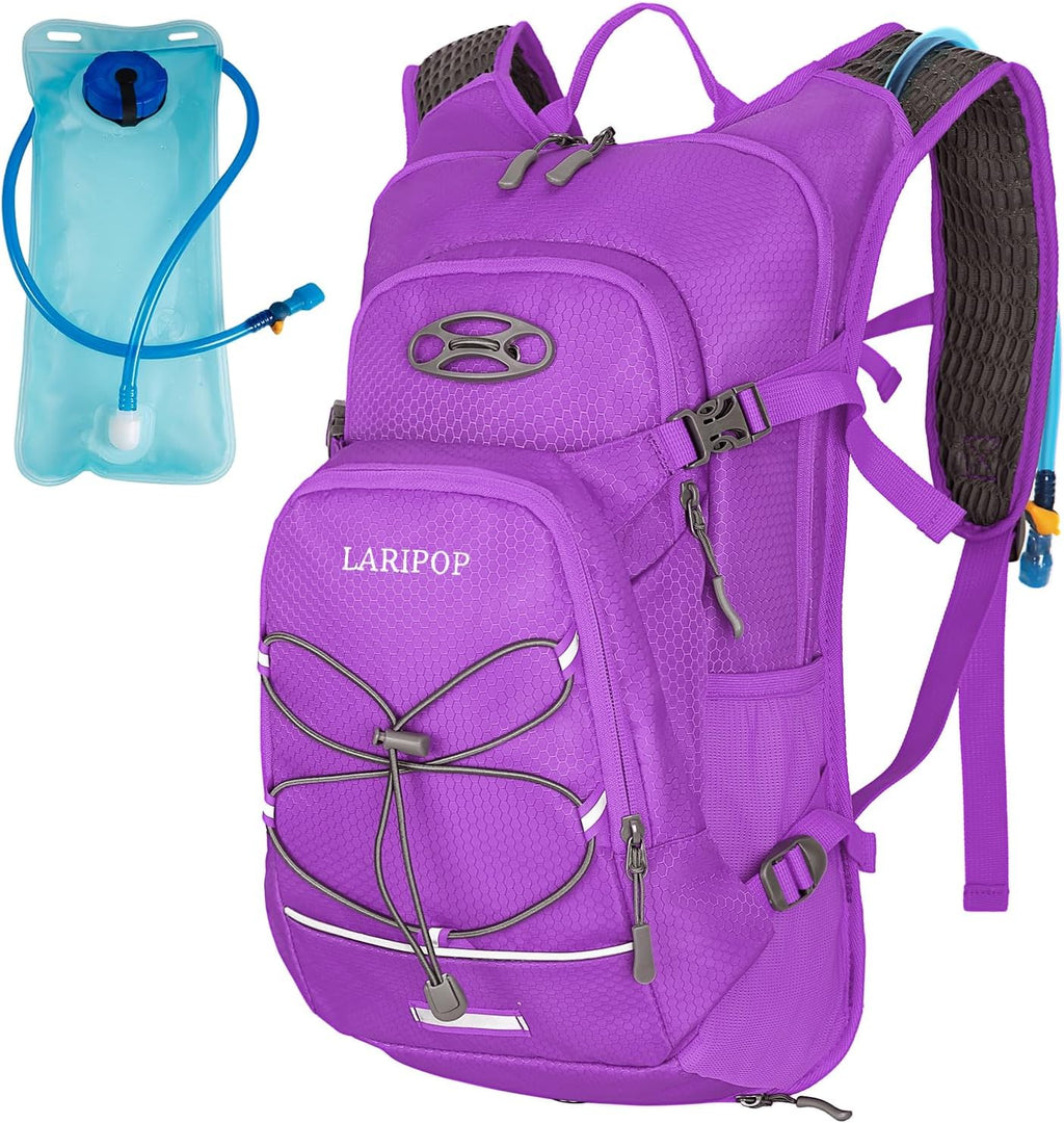 LARIPOP 18L Hydration Backpack with 2L Leak-Proof Water Bladder for Hiking Cycling Running Men Women