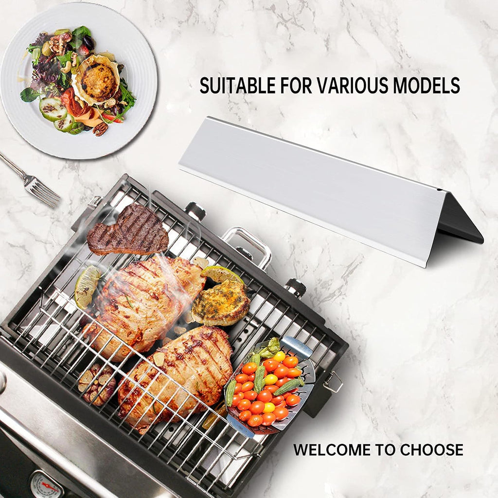 17.5” Grill Grates Replacement for 7637 7635 Weber Spirit I Spirit II E-210, S-210, E-220, S-220 With Front-Mounted Control Panels,Flavorizer Bars Cooking Grid Parts 2 Burners Spirit 200 Series