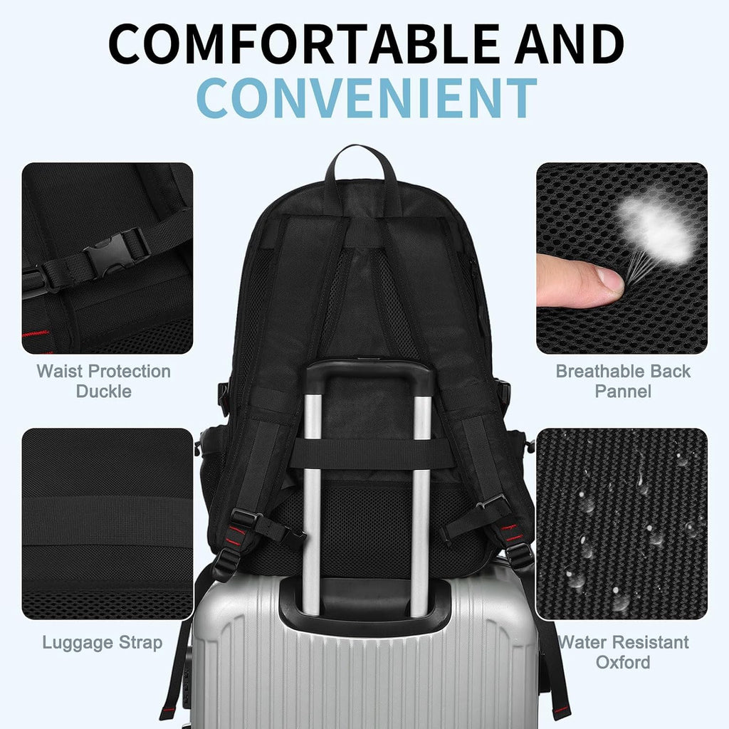 Hiking Daypack Camping Expandable Travel Backpack Men Women 50L