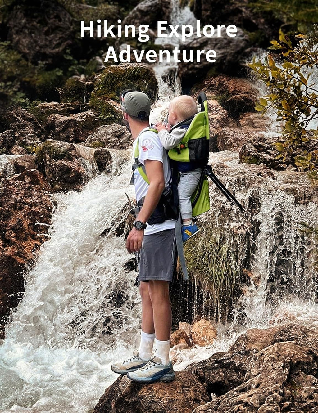 besrey Toddler Hiking Backpack Carrier-Adjustable Padded Shoulder Straps