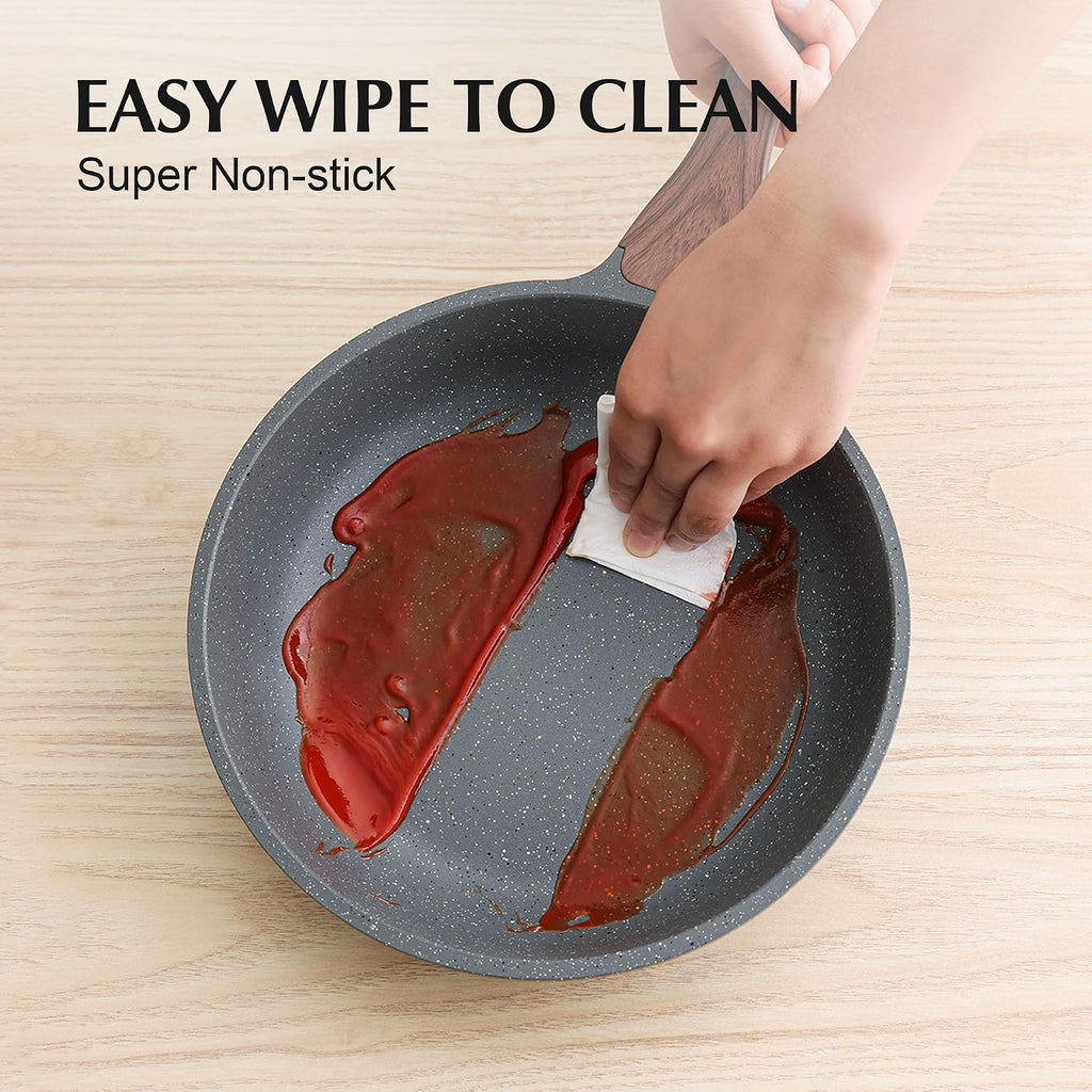 SENSARTE Nonstick Cookware Set 13 Pcs, Non Stick Pots and Pans Set