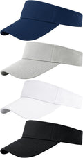 Cooraby Sports Sun Visor Hats Adjustable Sun Visor Caps for Women and Men