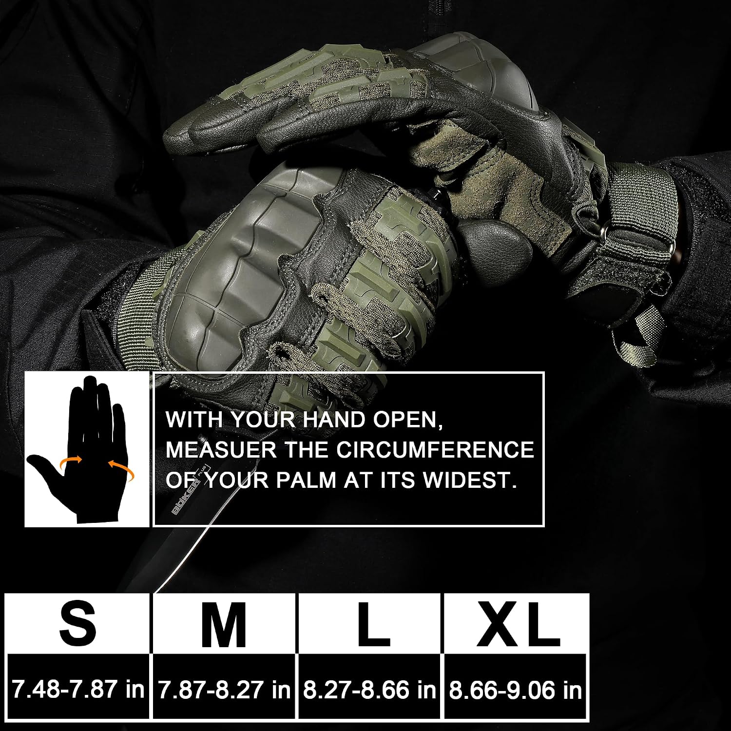 WTACTFUL Tactical Gloves Men Women, Touchscreen Reinforced Palm