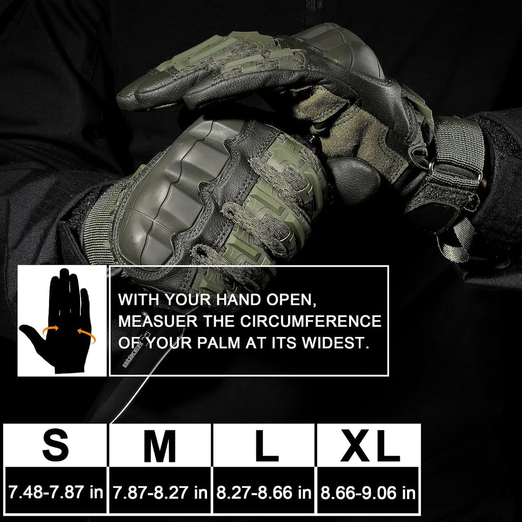 WTACTFUL Tactical Gloves Men Women, Touchscreen Reinforced Palm