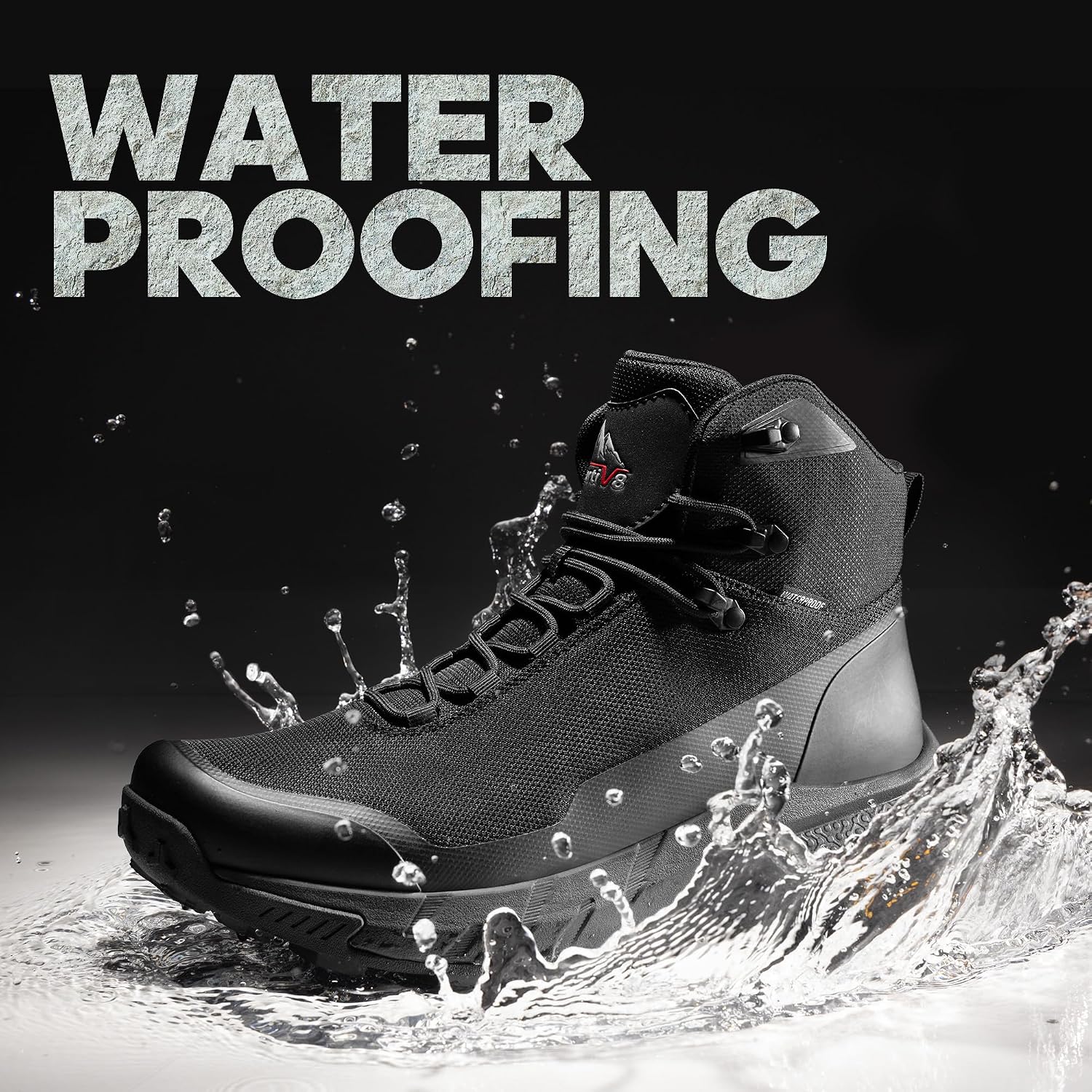 NORTIV 8 Men's Lightweight Breathable Hiking Boots