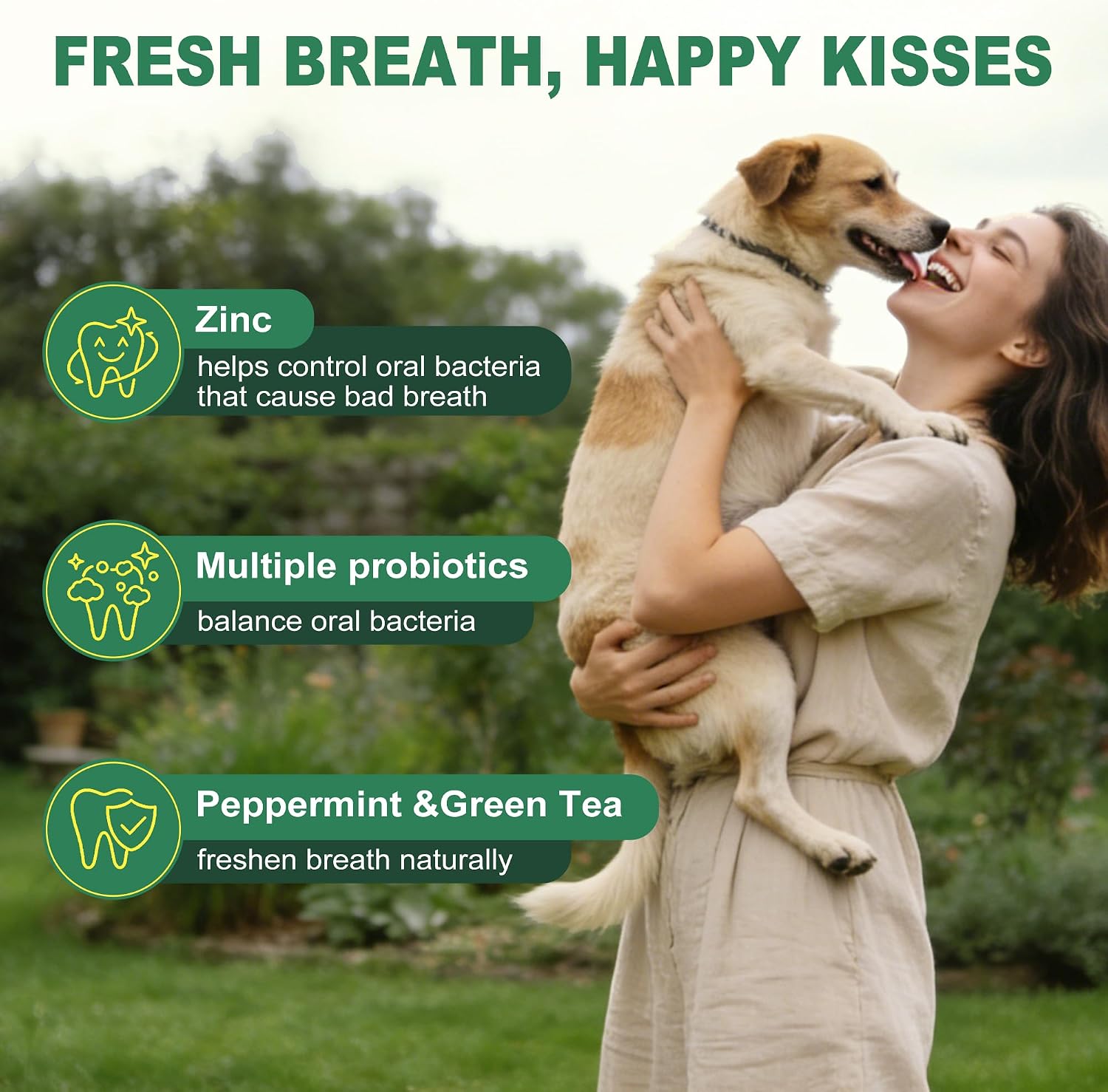 Dog Dental Powder for Teeth Cleaning & Breath Freshener 150g