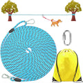 Reflective Versatile Dog Tie Out Cable Trolley System Hold Up to 300 lbs