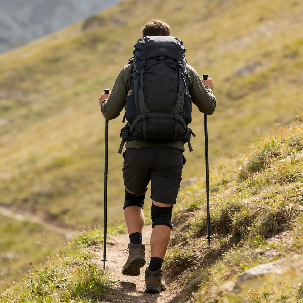 Trekking Pole Tactical Walking Stick,Survival Hiking Pole(7-Section)