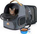 Morpilot Expandable Cat Carrier Backpack for Small Dogs & Cats Up to 12lbs