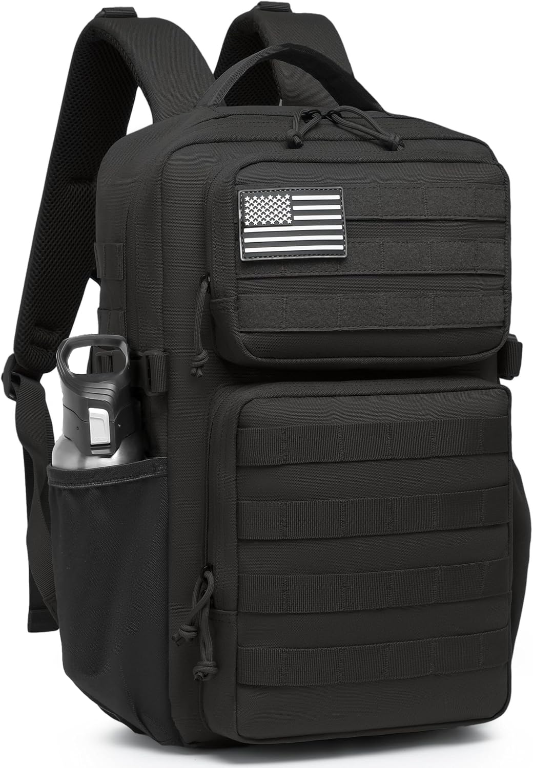 Wotony Military Tactical Backpack for Men Waterproof Daypack 3 Day Assault Pack Molle Bag with Water Bottle Holder