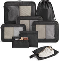 LIGHT FLIGHT 8 Set Packing Cubes for Travel, Cruise Ship Travel Essentials